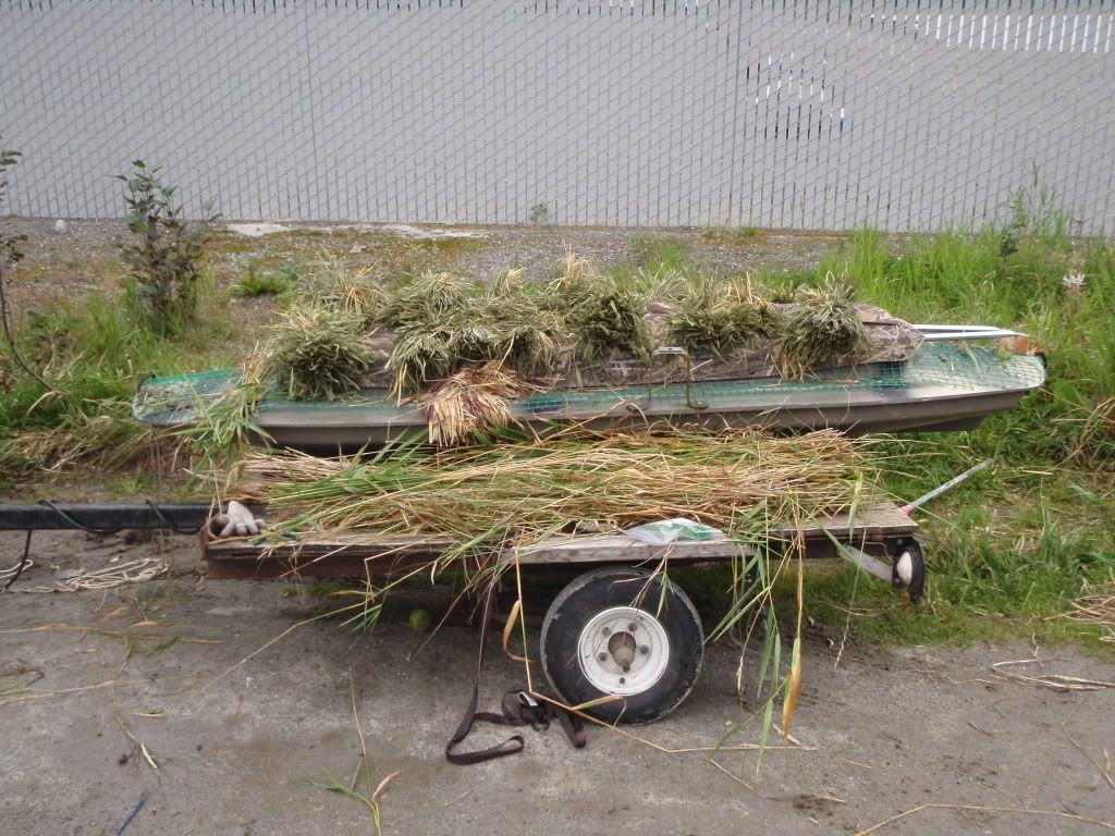 Alaskan Waterfowler How to Grass a Marsh Rat Duck Hunting Boat